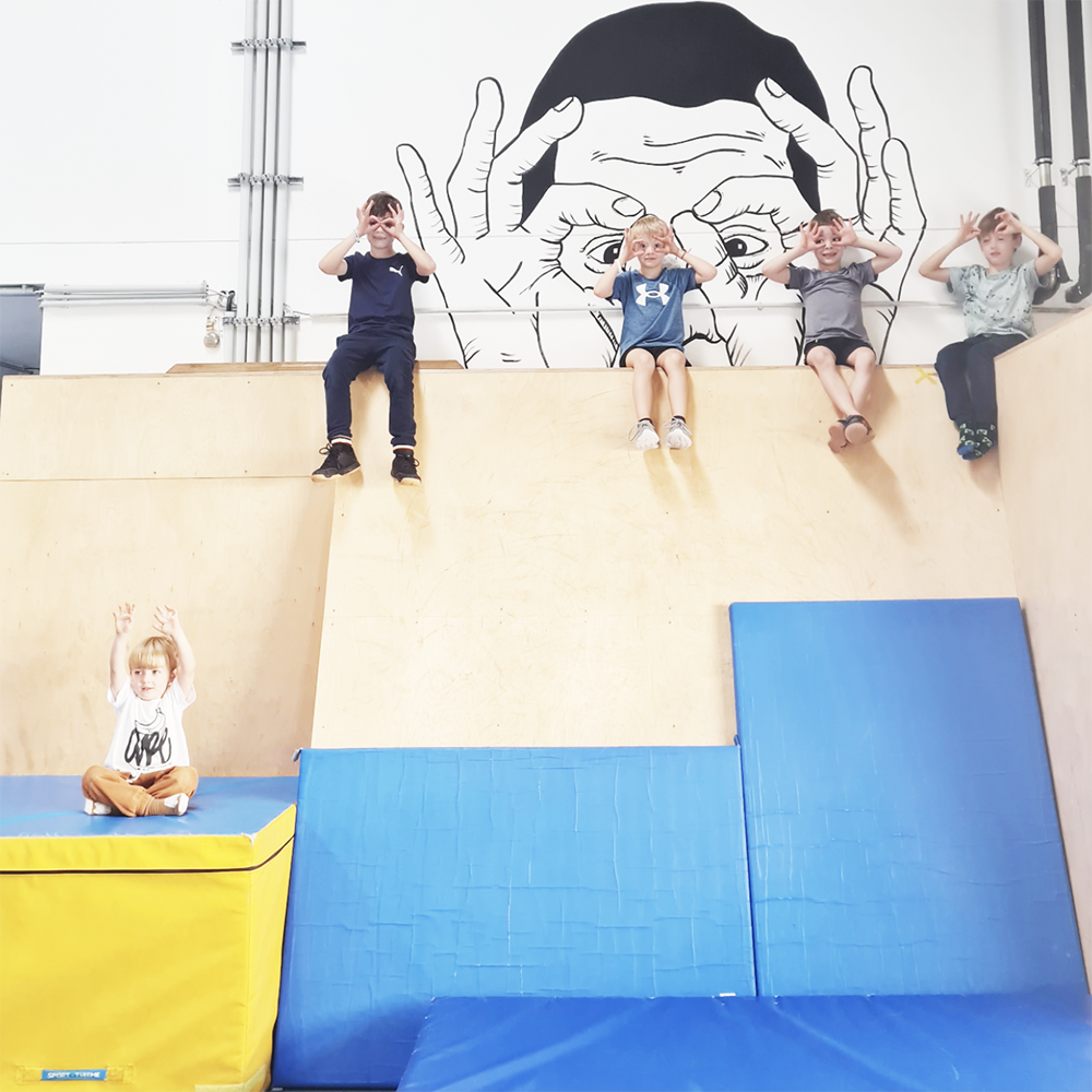 Eltern Kind Turnen Parkour und Freerunning Wien Kleinkinder