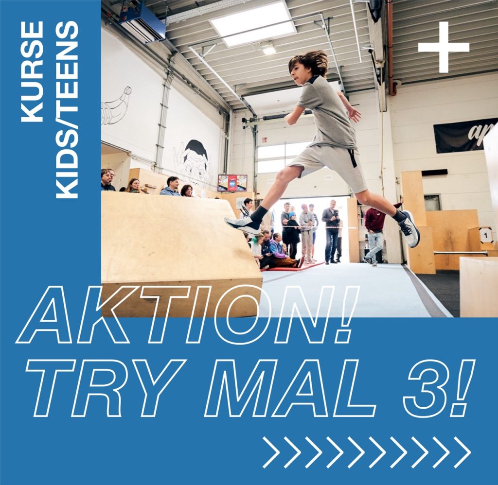 Preisaktion Parkour und Freerunning Kurse Wien Kinder und Jugendliche