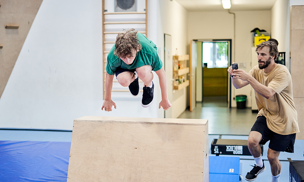 Parkour und Freerunning Action Sommer Camp für Kinder und Jugendliche in Wien