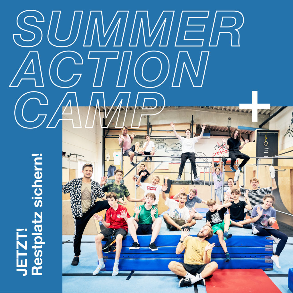 Parkour und Freerunning Action Sommer Camp für Kinder und Jugendliche in Wien